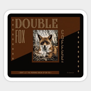 Double Fox Coffee Co. Sticker